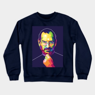 Steve Jobs Art Crewneck Sweatshirt